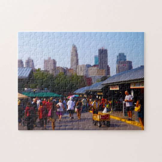 City Market and Downtown Kansas City Skyline Jigsaw Puzzle