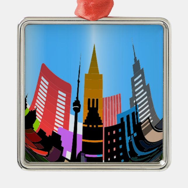 CITY METAL ORNAMENT (Front)