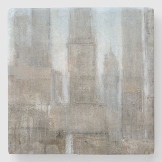 City Midst I Stone Coaster (Front)