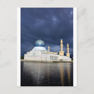 City mosque Kota Kinabalu Borneo Postcard