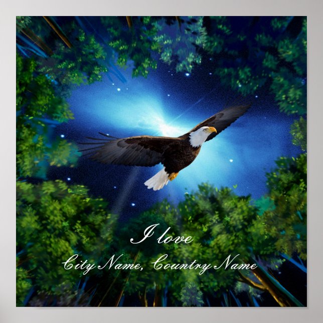 City Name Country custom Poster (Front)