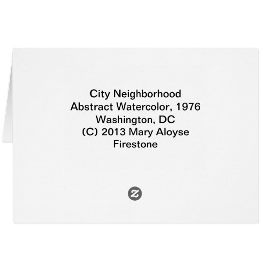 City Neighborhood Cards (Back Horizontal)