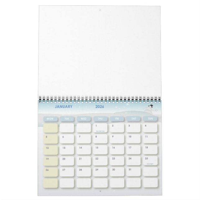 CITY NEON GIRL CALENDAR (Jan 2026)