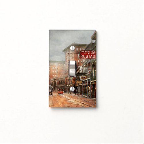 City _ New Orleans _ A look at St Charles Ave 1910 Light Switch Cover