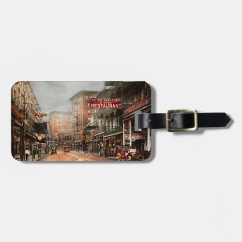 City _ New Orleans _ A look at St Charles Ave 1910 Luggage Tag