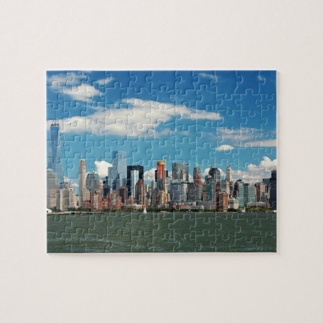 City - New York NY - The New York skyline Jigsaw Puzzle (Horizontal)