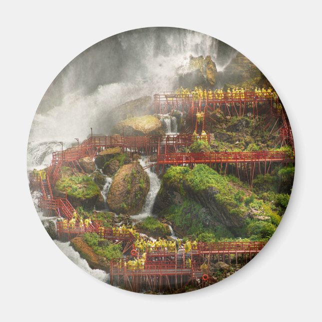 City - Niagara Falls NY - Cave of the winds tour Magnet (Front)