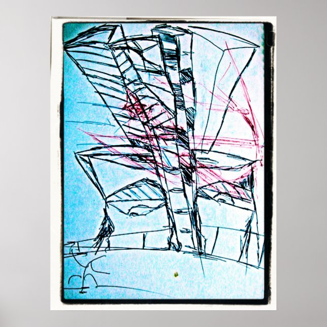 City Nose Drawing Poster (Front)