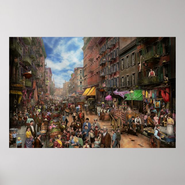 City - NY - Flavors of Italy 1900 Poster (Front)