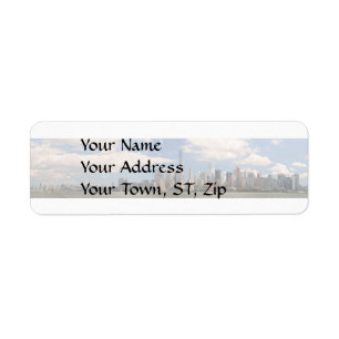 City - NY - The colors of a city Label