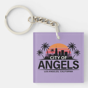 City of Angels, Los Angeles, California Keychain