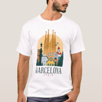 City of Barcelona skyline design