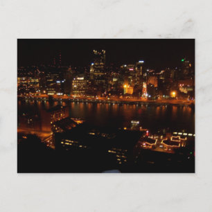 City of Black and Gold Postcard