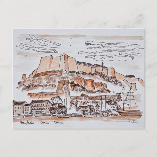 City of Bonifacio | Corsica, France Postcard (Front)