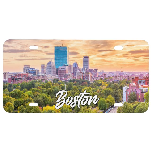 City Of Boston, Massachusetts, USA License Plate (Front)