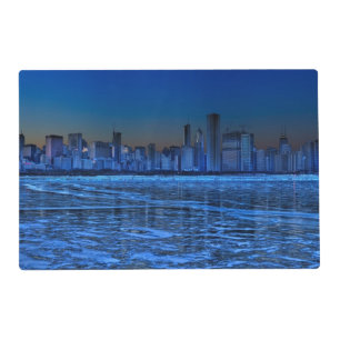 City of broad shoulders and lake Michigan Placemat