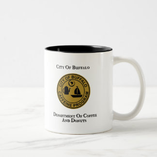 City of Buffalo Department of Coffee & Donuts Two-Tone Coffee Mug