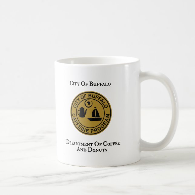 City of Buffalo Dept of Coffee & Donuts Official Coffee Mug (Right)
