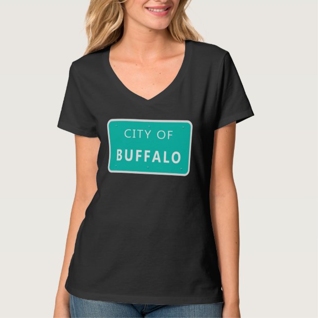 City of Buffalo Ny Queen City 716 Men and Women T-Shirt (Front)
