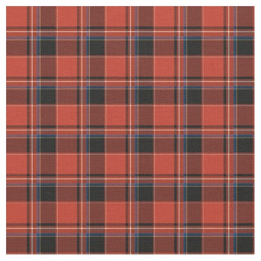 City of Calgary Alberta Canada Tartan Fabric