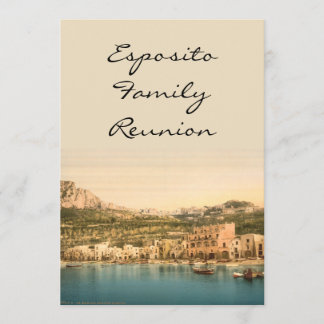 City of Capri, Island of Capri, Campania, Italy Invitation