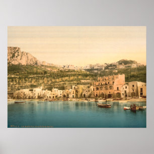 City of Capri, Island of Capri, Campania, Italy Poster