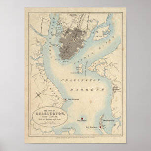 City of Charleston, South Carolina Poster
