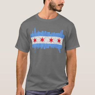 City Of Chicago Chicago City Flag girl T-Shirt