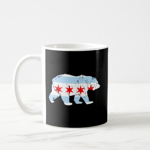City Of Chicago Flag Bear Coffee Mug