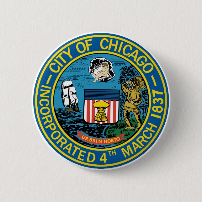 City of Chicago Seal Button (Front)
