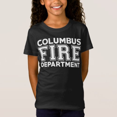 City of Columbus Fire Rescue Ohio Firefighter Duty T_Shirt