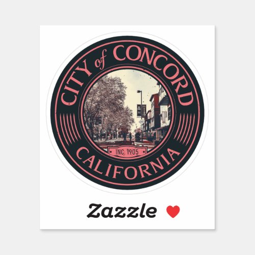 CITY OF CONCORD CALIFORNIA _ TODOS SANTOS PLAZA STICKER