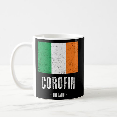 City Of Corofin Ireland Irish Flag Coffee Mug