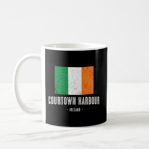 City Of Courtown Harbour Ireland _ Irish Flag _ Coffee Mug