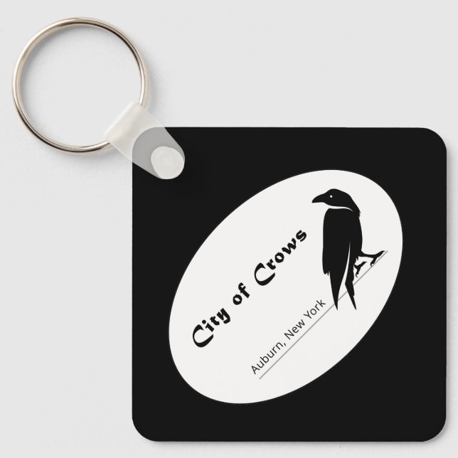 City of Crows Logo Keychain (Front)