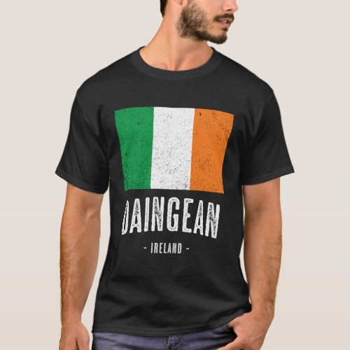 City Of Daingean Ireland Irish Flag T_Shirt