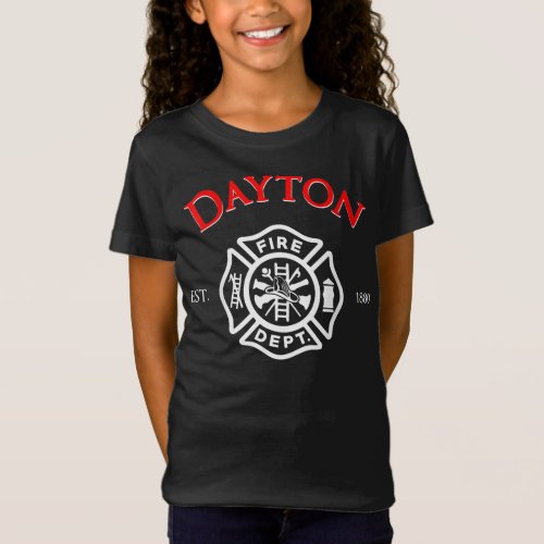 City of Dayton Fire Rescue Ohio Firefighter Duty T_Shirt