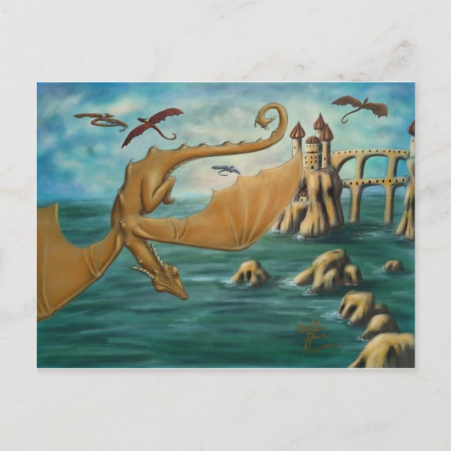 City of Dragons Postcard (Front)