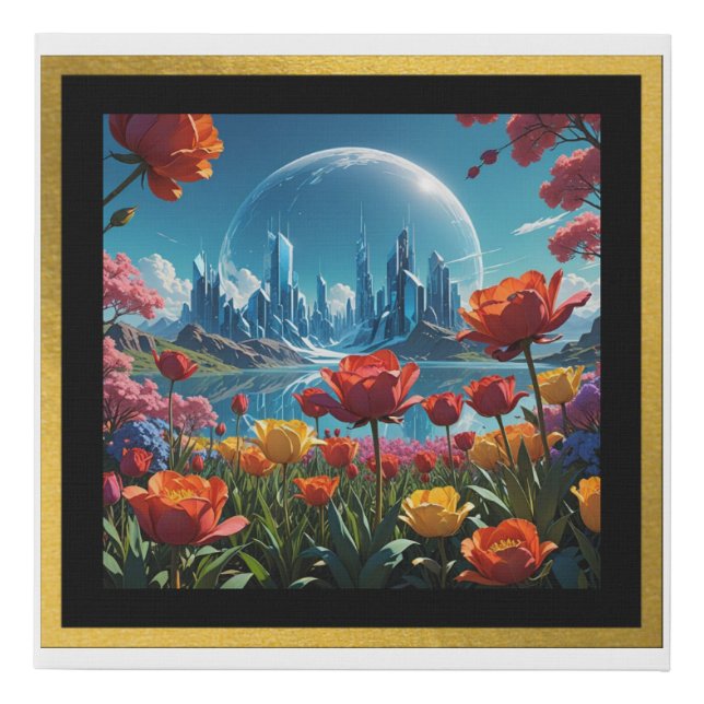 City of Dreams Faux Canvas Print (Front)