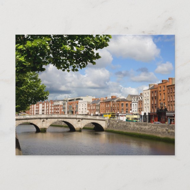 City of Dublin in Ireland Postcard (Front)