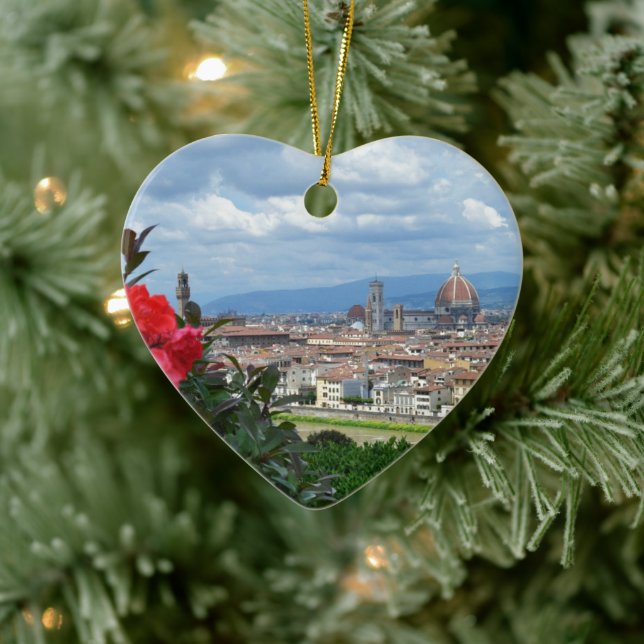 City of Florence, Italy Ceramic Ornament (Tree)