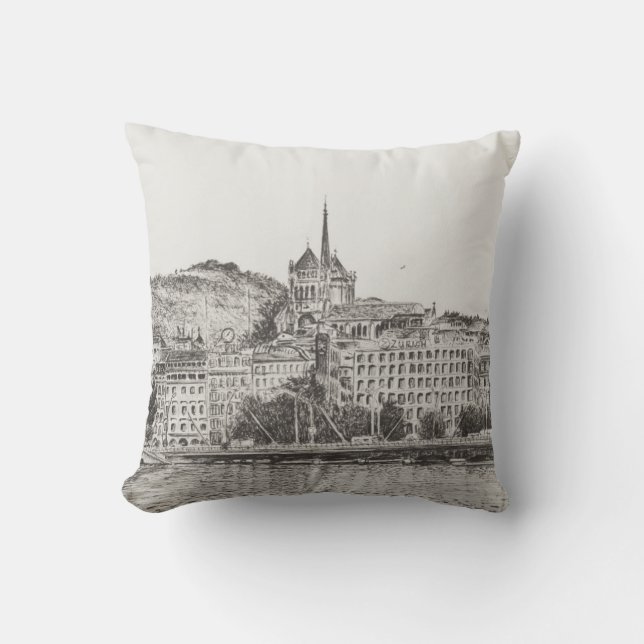 City of Geneva 2011 Throw Pillow (Front)