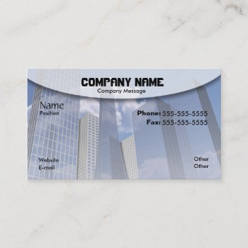 City Of Glass Business Card by Dreamleaf_Printing at Zazzle