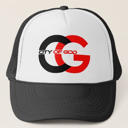 City of God Jumbo Logo Trucker Hat