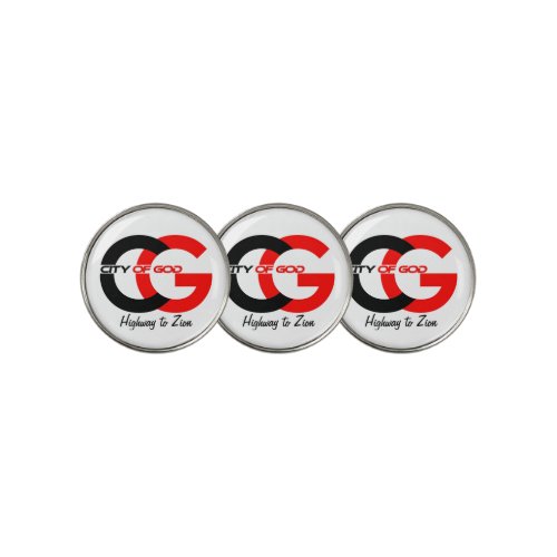 City of God Logo Golf Markers