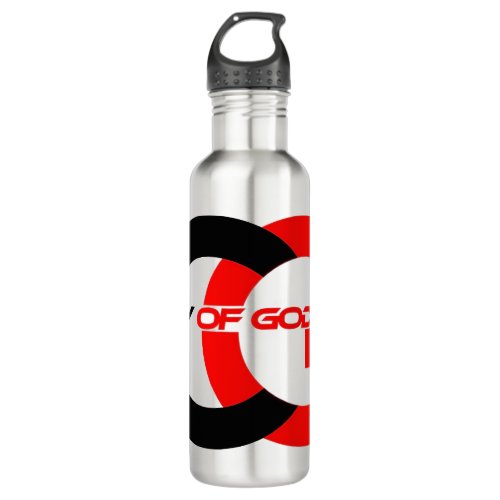 City of God Logo Steel Water Bottle