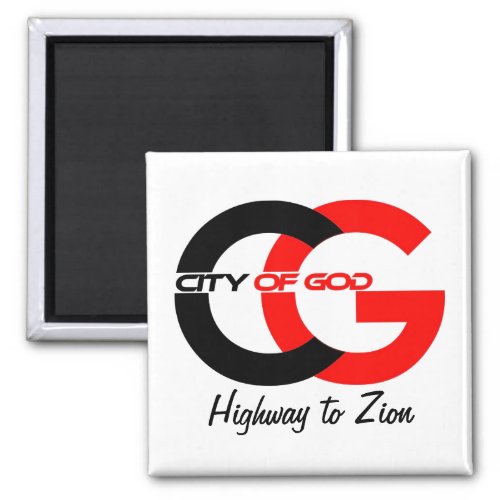 City of God Square Logo Magnet