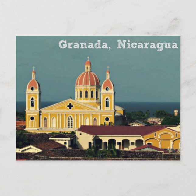 City of Granada, Nicaragua Postcard (Front)
