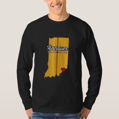 City Of Hanover Indiana Hoosier Merch  Zip  T_Shirt