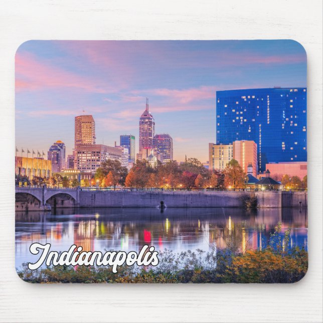 City Of Indianapolis, Indiana, USA Mouse Pad (Front)